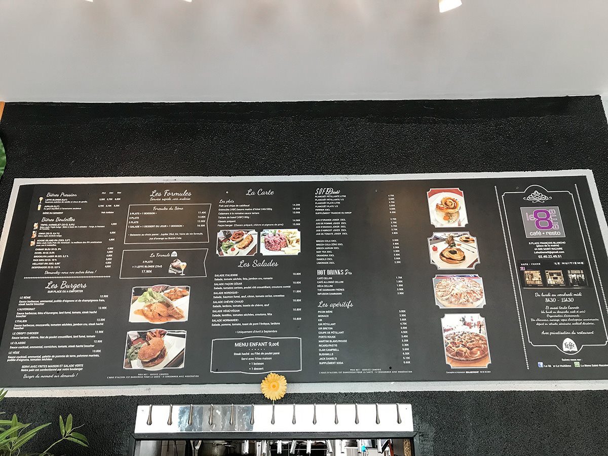 Restaurant le 8ème à Saint-Nazaire : une valeur sûre pour déjeuner