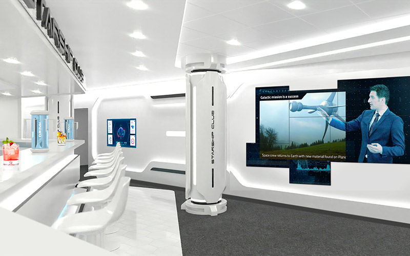 Saint-Nazaire : un barman humanoïde embarque sur le MSC Virtuosa