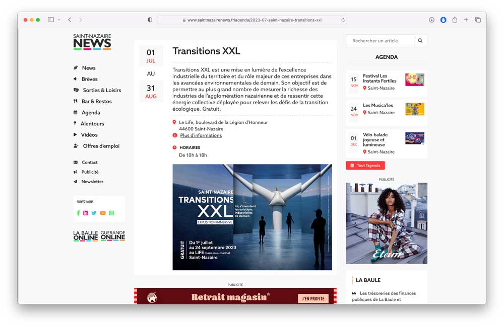 Exposition Transitions XXL