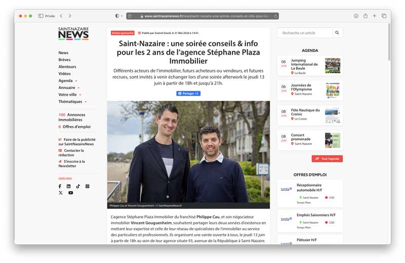 Afterwork Stéphane Plaza