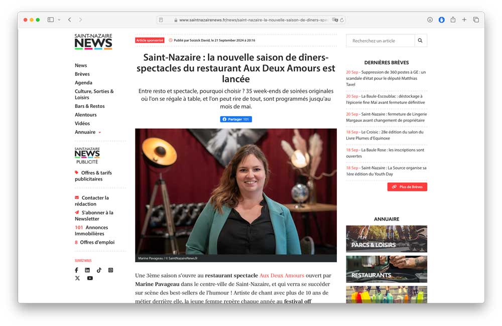 Nouvelle Saison 2024 / 2025