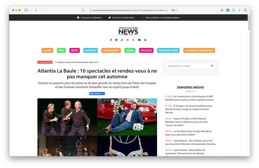 Atlantia Saison Automne 2024