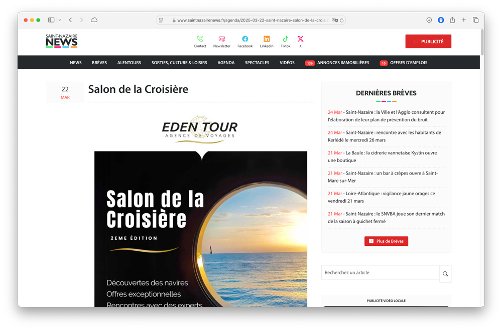 2ème Salon de la Croisière