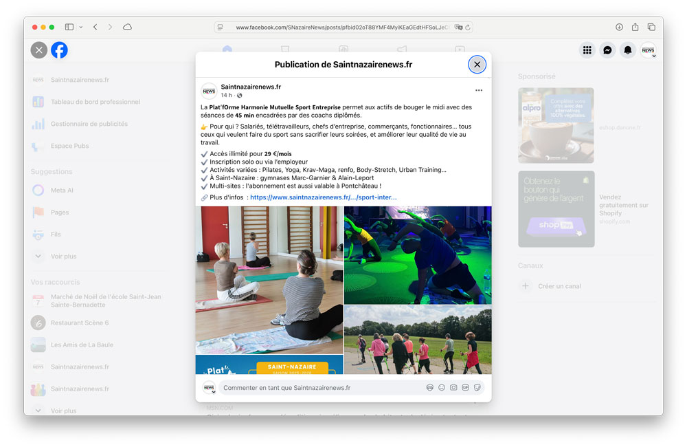 Plat’fOrme Harmonie Mutuelle Sport Entreprise