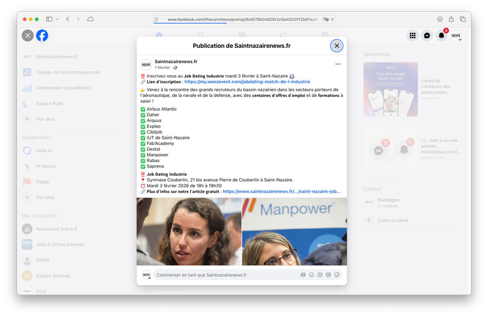 Job Dating Match de l’industrie