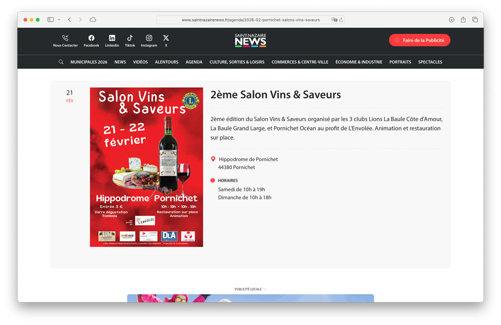 2ème Salon Vins & Saveurs