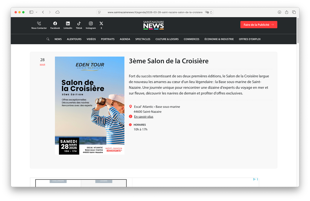 3ème Salon de la Croisière