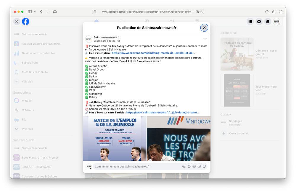 Job Dating Match de la Jeunesse