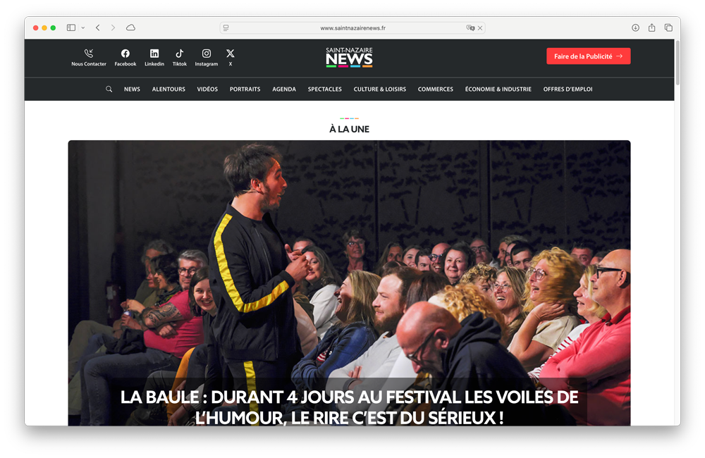 Les Voiles de l’Humour