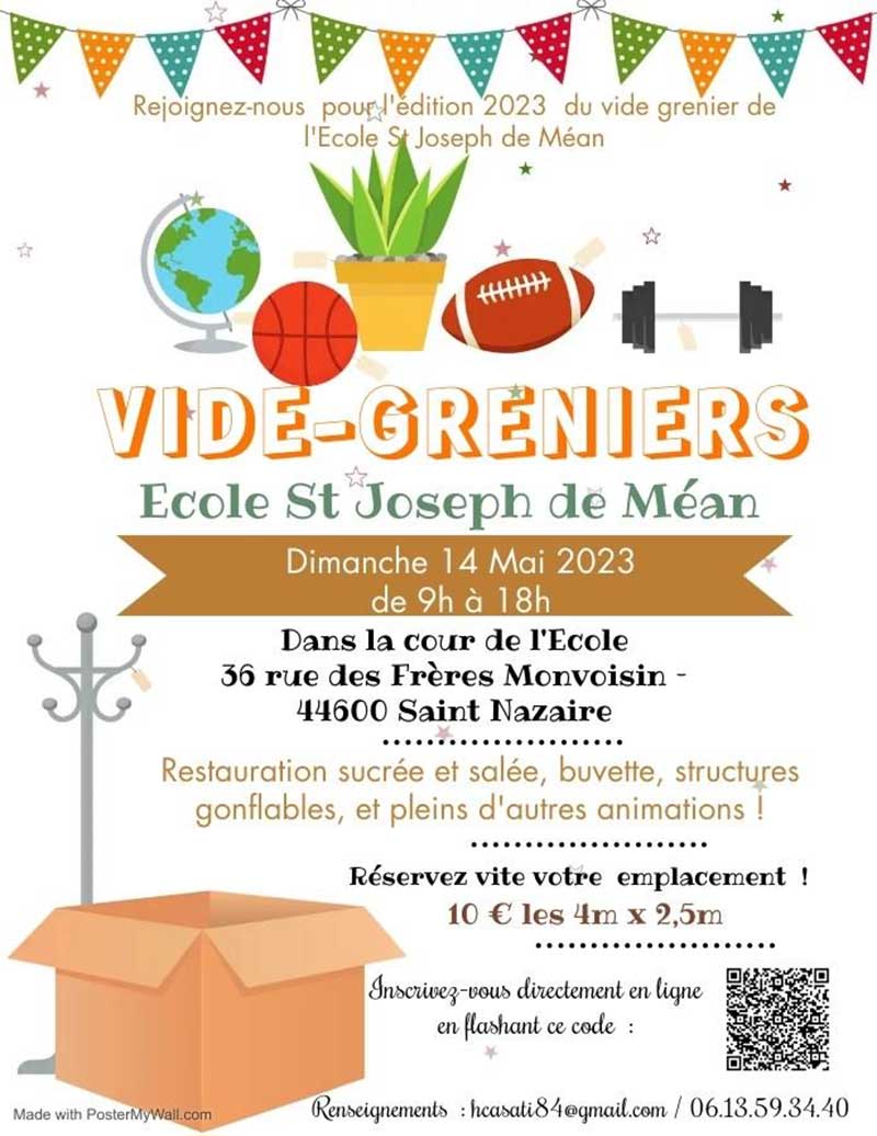 Vide-greniers de l’école Saint-Joseph de Méan