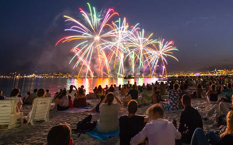 Feu d’artifice à Pornichet