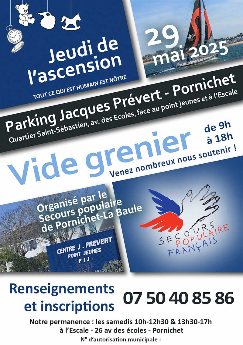 Vide grenier du Secours populaire