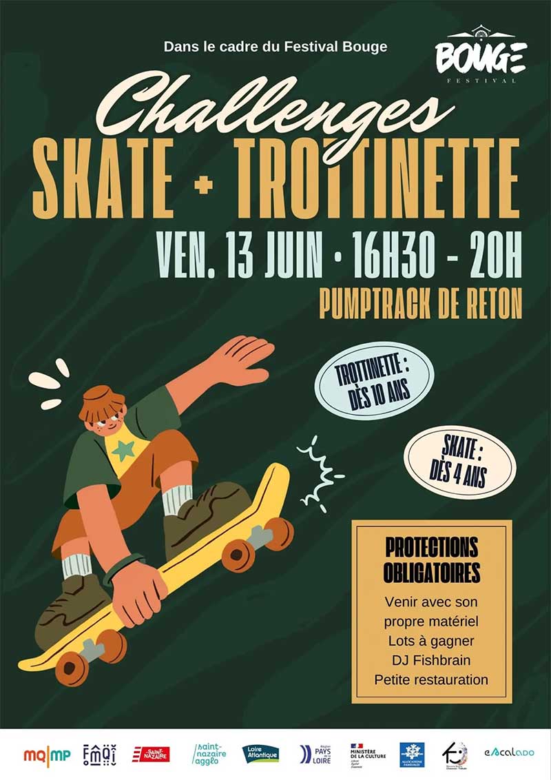 Challenges skate et trottinette