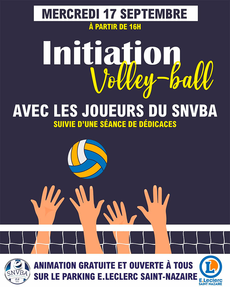 Initiation au volley-ball avec le SNVBA