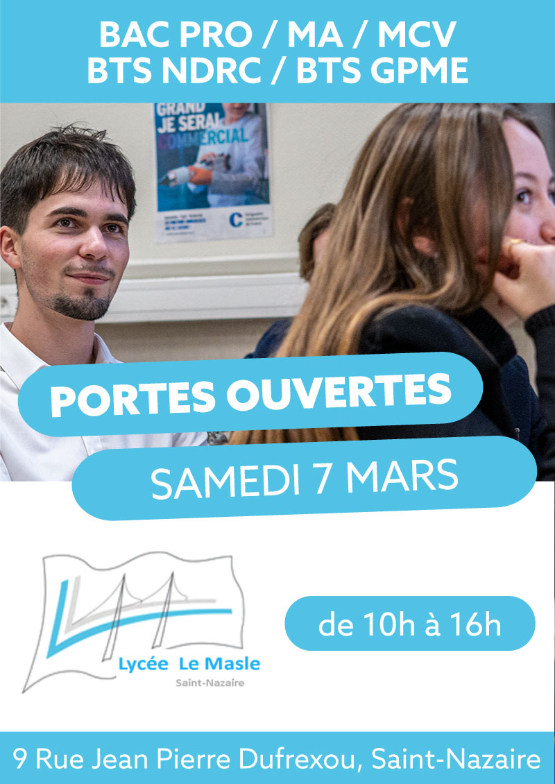 Portes Ouvertes du Lycée Professionnel Le Masle