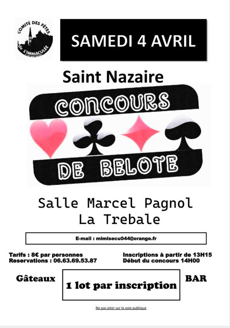 Concours de belote