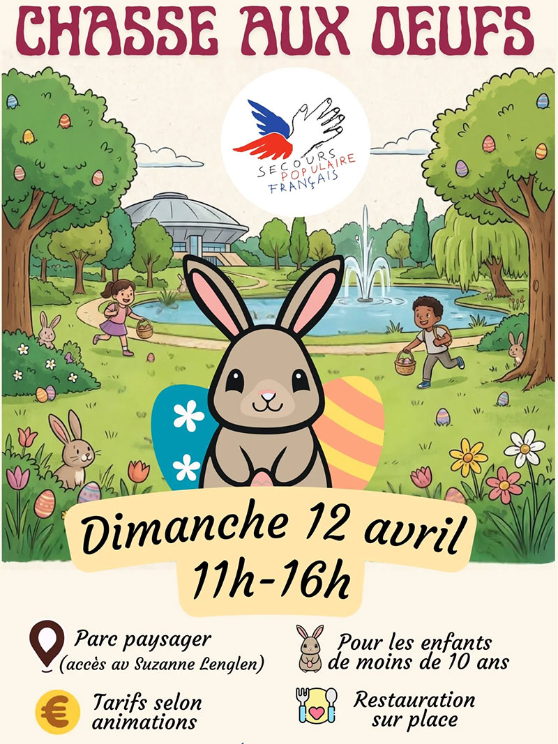 Chasse aux Oeufs du Secours Populaire