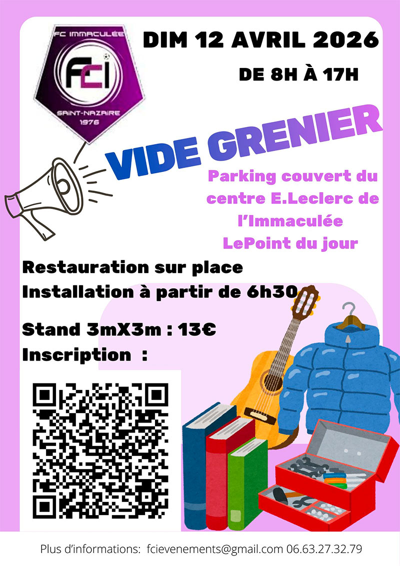 Vide-greniers du FC Immaculée
