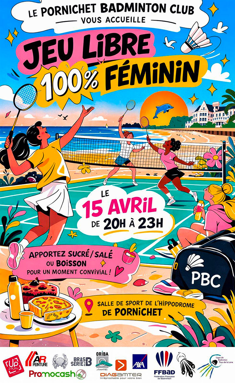 Soirée Jeu Libre Féminin de Badminton