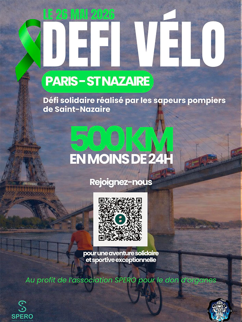 Défi Vélo Paris - Saint-Nazaire