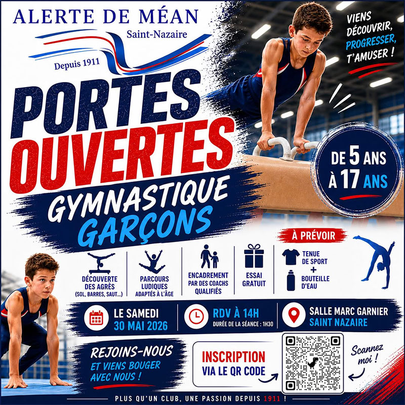 Portes-ouvertes gymnastique garçons