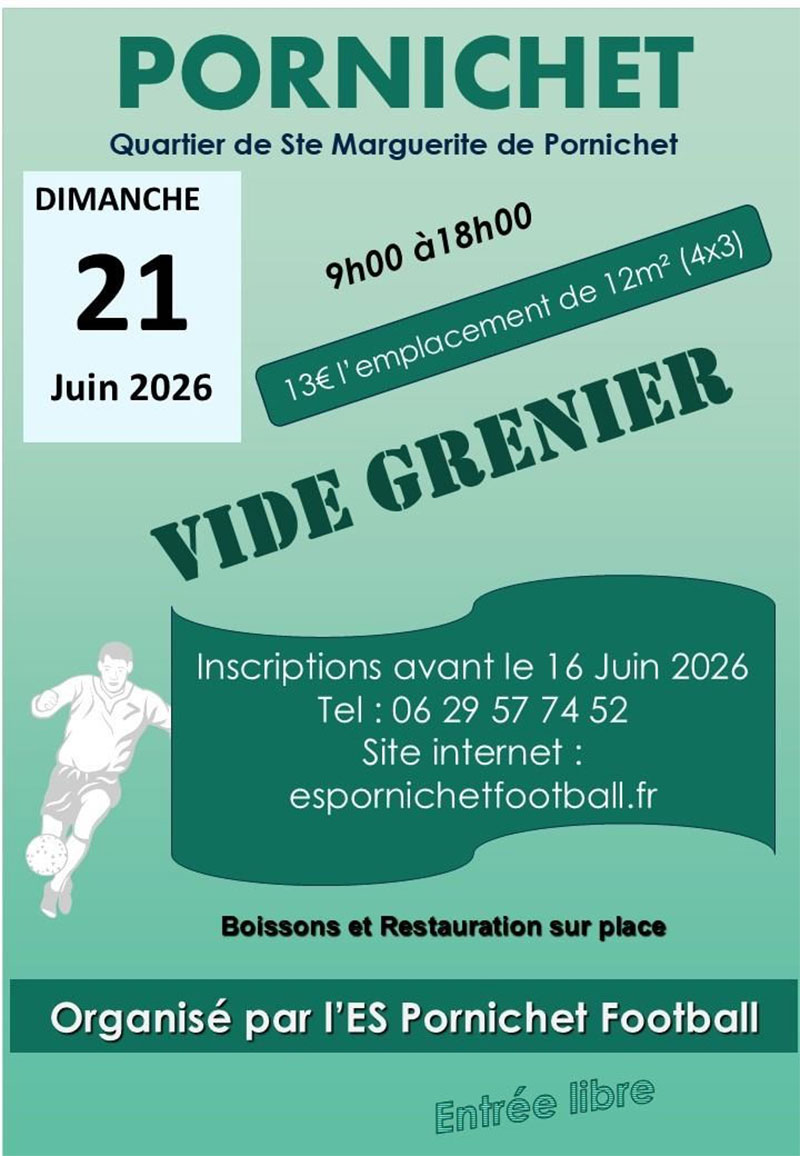 Vide-grenier de l’ES Pornichet Football