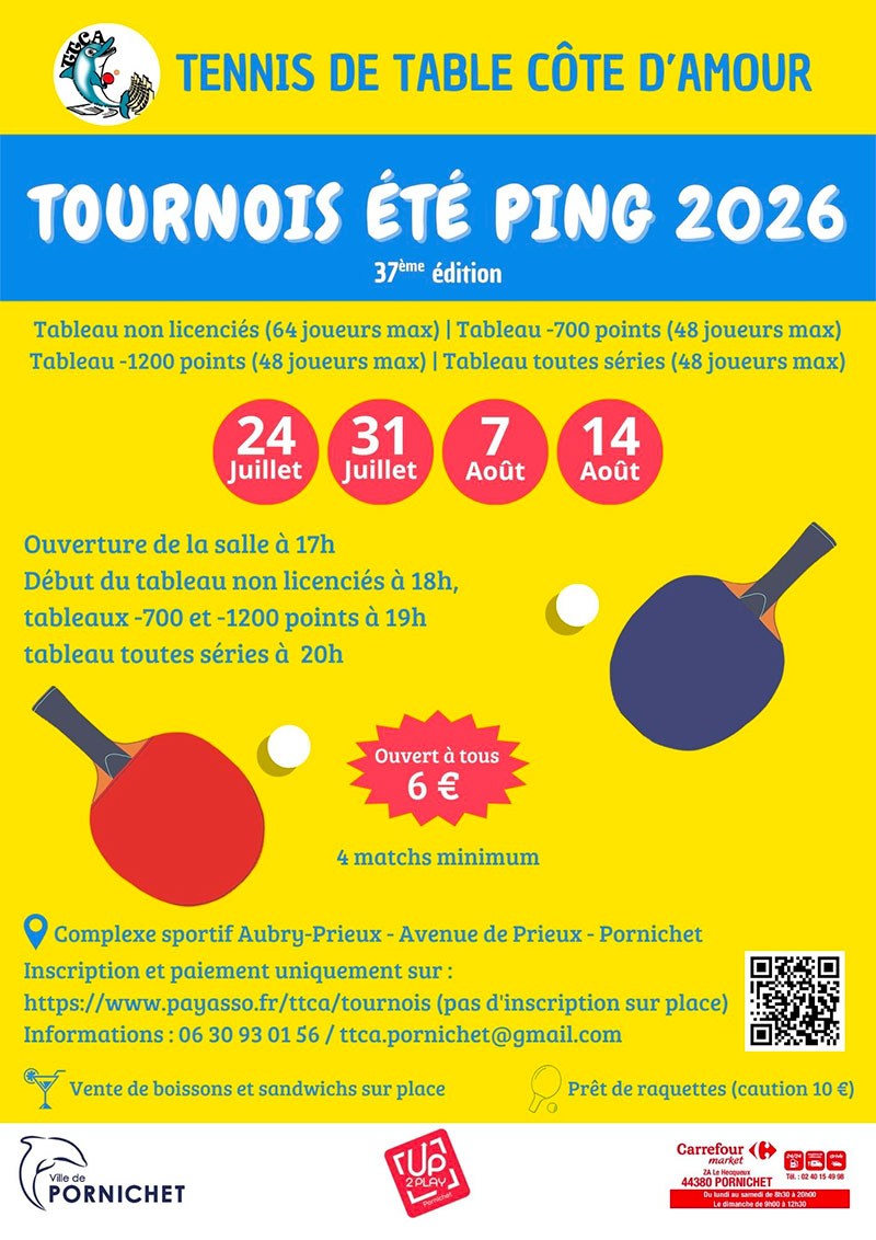 Tournois d’été de ping pong