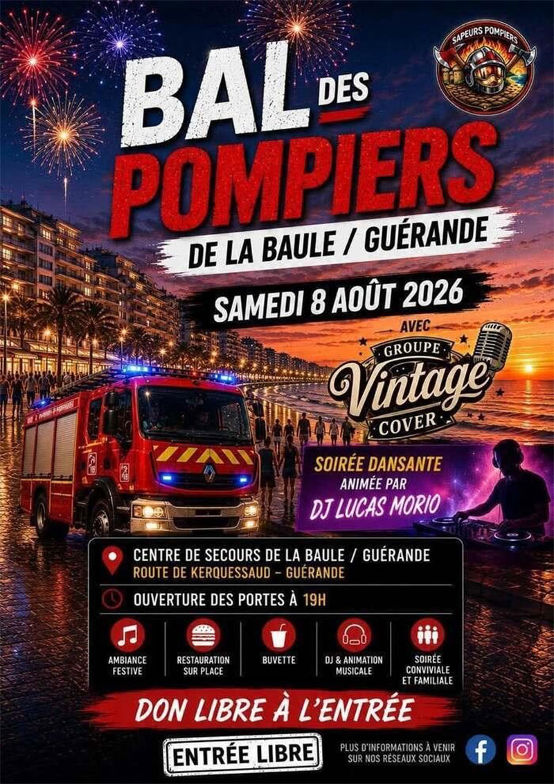 Bal des pompiers de La Baule-Guérande