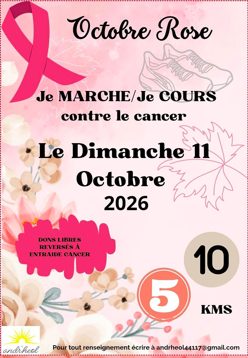 Je marche ou je cours contre le cancer