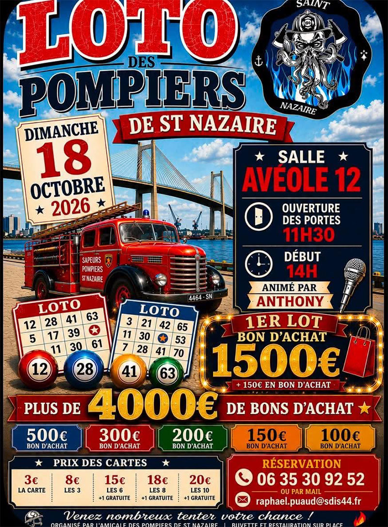 Loto des pompiers