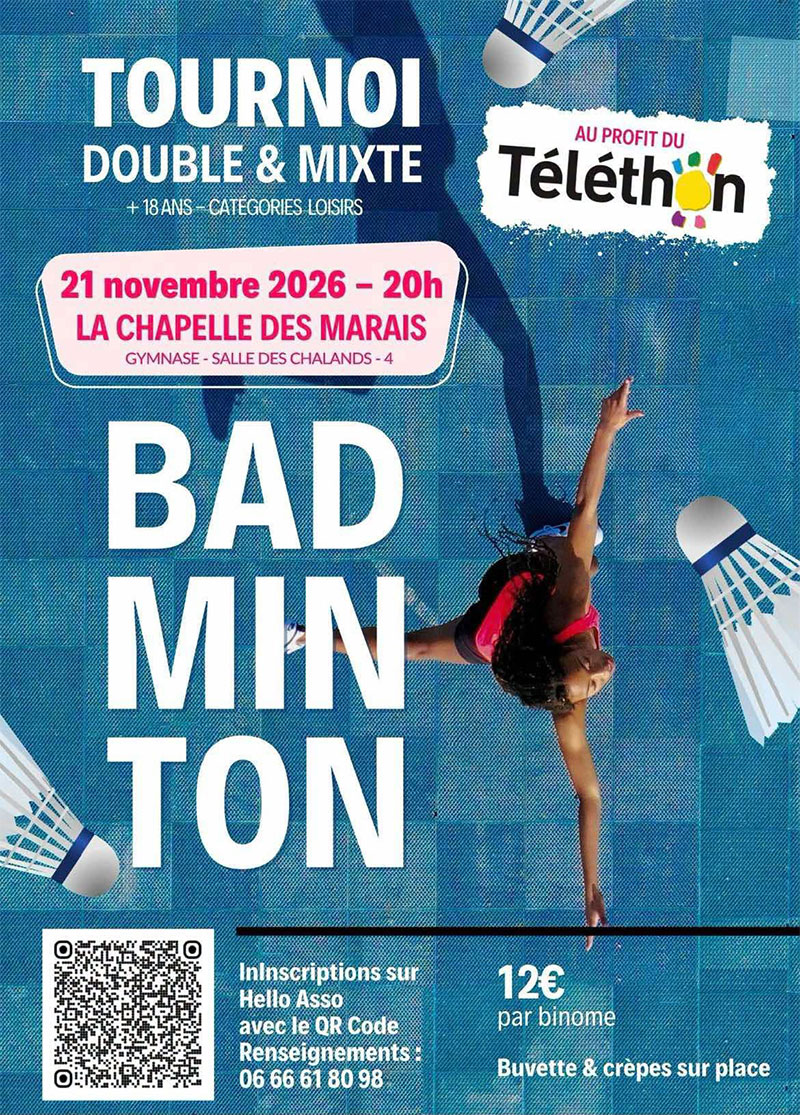 Badminton pour le Téléthon