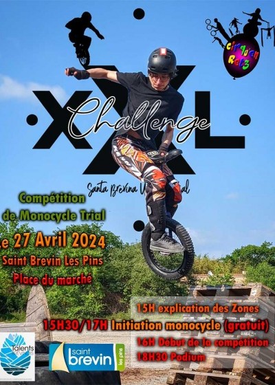 Challenge XXL compétition de monocycle trial