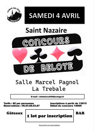 Concours de belote