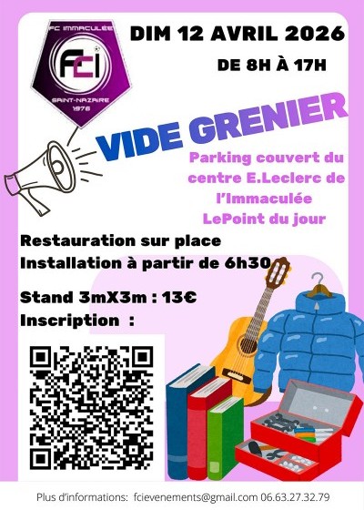 Vide-greniers du FC Immaculée