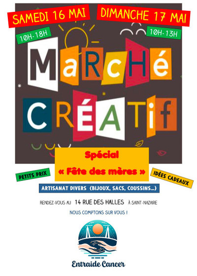 Marché créatif à Entraide cancer