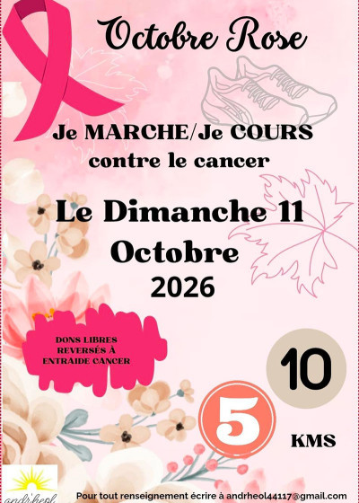 Je marche ou je cours contre le cancer