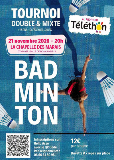 Badminton pour le Téléthon