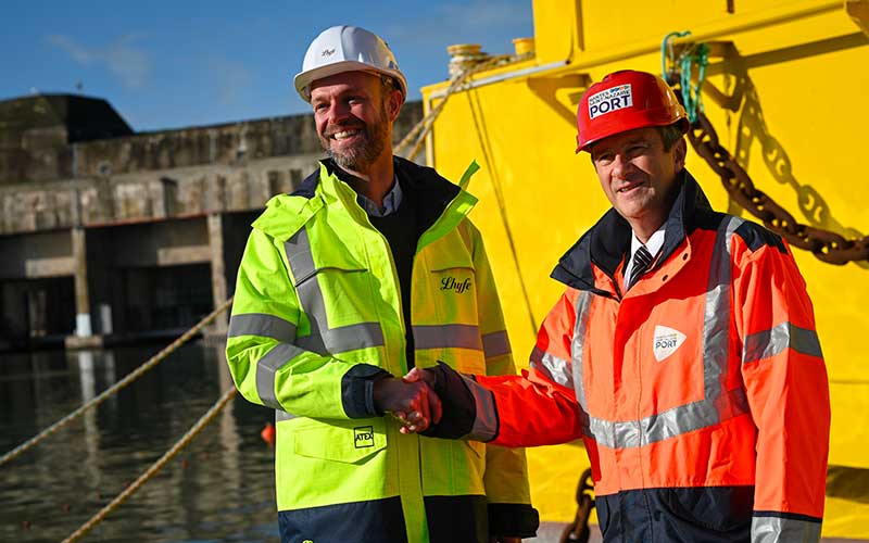 Nantes Saint-Nazaire Port et Lhyfe développeront ensemble l’hydrogène renouvelable en mer