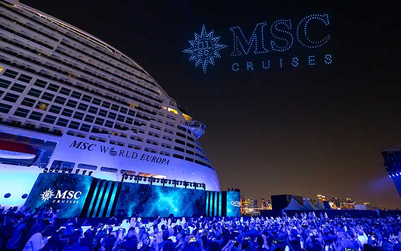 MSC World Europa : une somptueuse cérémonie de baptême au Qatar