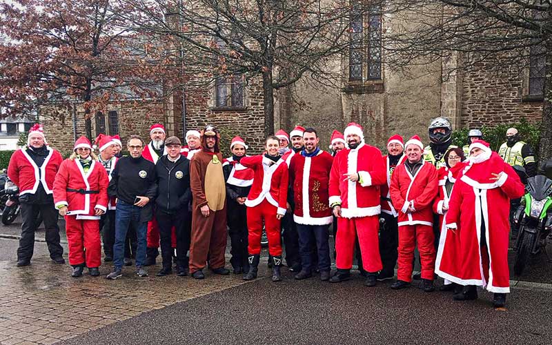 Les Pères et Mères Noël à moto attendus à Saint-Nazaire
