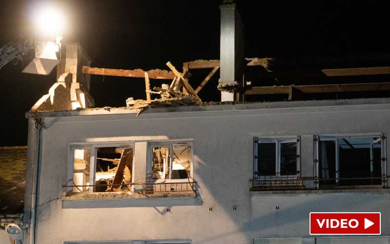 Saint-Nazaire : violente explosion au gaz dans le quartier du Dolmen