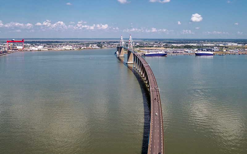 Réouverture du pont de Saint-Nazaire