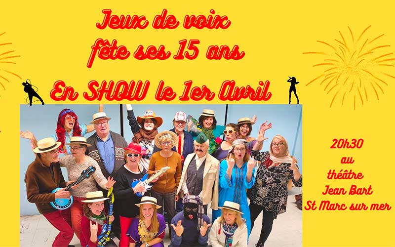 Saint-Nazaire : l’association Jeux de Voix fête ses 15 ans