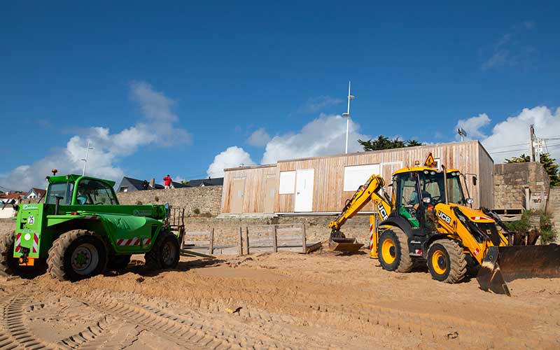 Pornichet : des pans entiers de dunes ont disparu