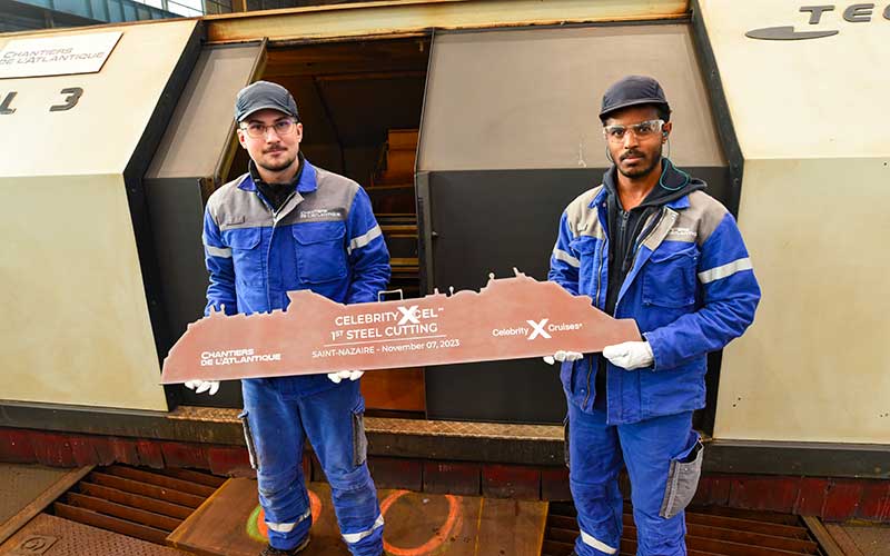 Saint-Nazaire : la construction du Celebrity Xcel lancée ce mardi aux Chantiers de l’Atlantique