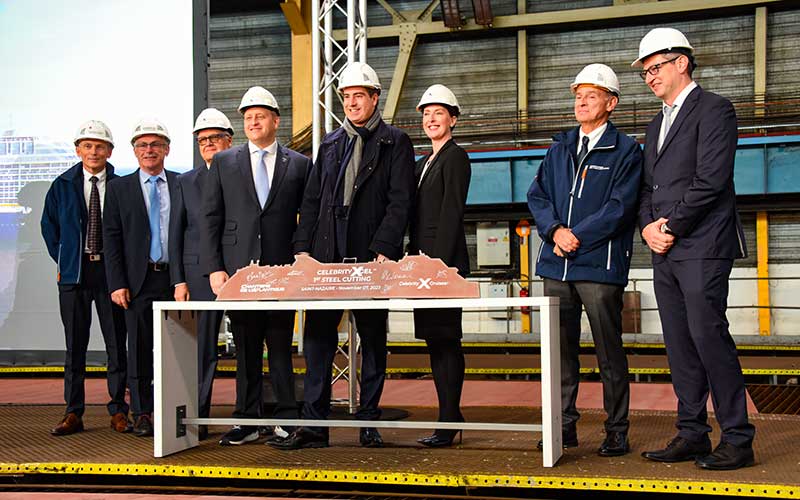 Saint-Nazaire : la construction du Celebrity Xcel lancée ce mardi aux Chantiers de l’Atlantique