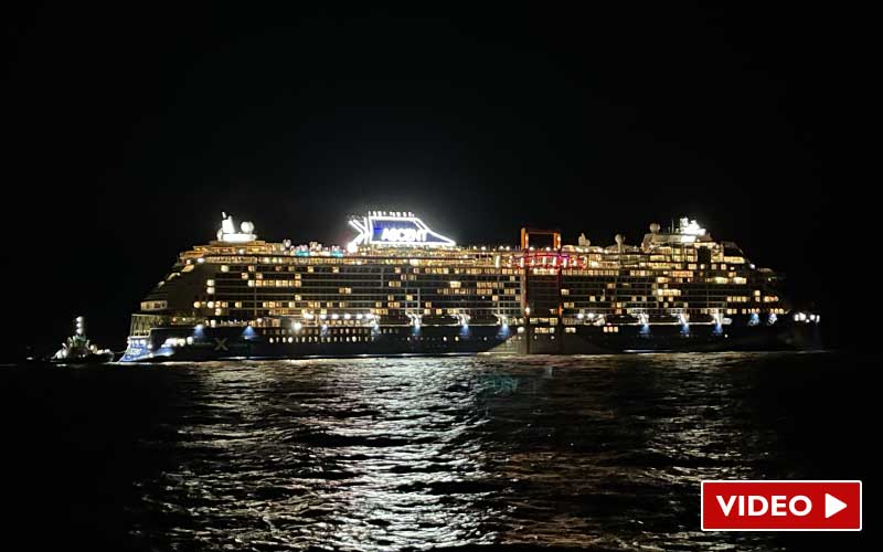 Saint-Nazaire : le Celebrity Ascent a quitté le port dans la nuit