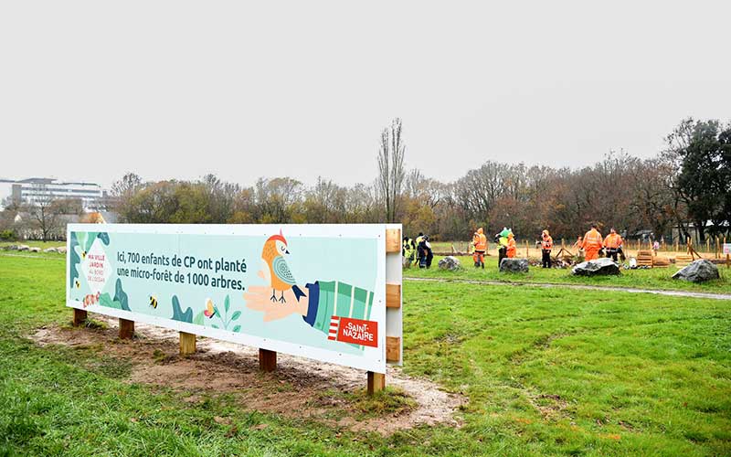 À Saint-Nazaire, une nouvelle micro-forêt sera plantée chaque année