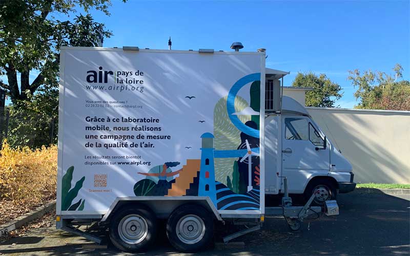 Saint-Nazaire : un labo mobile pour étudier la qualité de l’air route de la Côte d’Amour