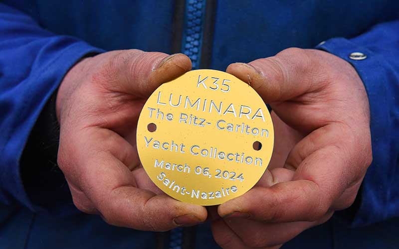 Saint-Nazaire : un nouveau yacht Ritz-Carlton mis sur cale aux Chantiers de l’Atlantique